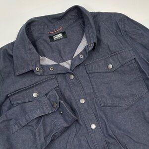 Alaskan Hardgear Men's XL Blue Denim Snap Jacket‎